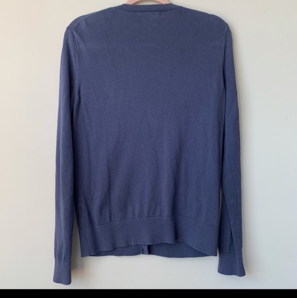 Banana Republic Blue Cardigan Large - Picture 2 of 3